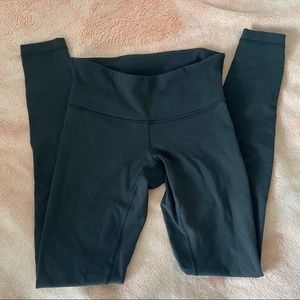 Lululemon Black Leggings Mid Rise 4